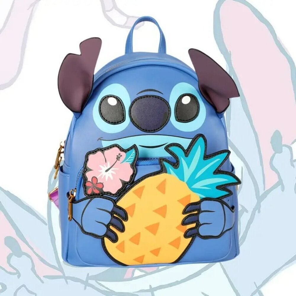 Disney Stitch Backpack Featuring a Fresh Summer Pineapple NWT​